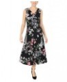 Petite Floral-Print Cowlneck Midi Dress Black $34.76 Dresses